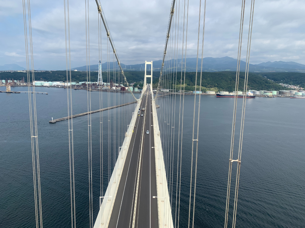 「白鳥大橋主塔登頂ツアー」の開催 情報創造事業協同組合NEWS